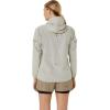 imageASICS Womens Fujitrail Waterproof Jacket Running JacketOatmeal