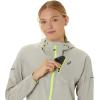 imageASICS Womens Fujitrail Waterproof Jacket Running JacketOatmeal