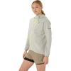 imageASICS Womens Fujitrail Waterproof Jacket Running JacketOatmeal