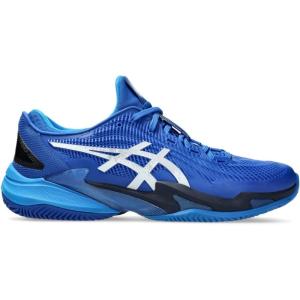 imageASICS Mens Court FlyteFoam 3 Novak Clay Tennis ShoesTuna BluePure Silver