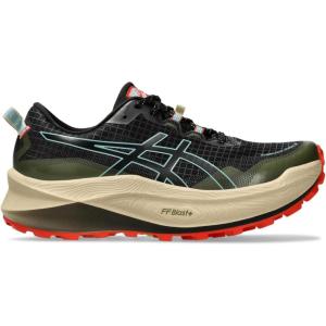 imageASICS Mens Trabuco Max 3 Running ShoesBlackSmoke Blue