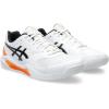 imageASICS Mens GelDedicate 8 Tennis ShoesWhiteShocking Orange