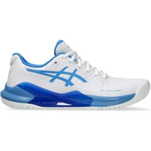 imageASICS Womens GelChallenger 14 Tennis ShoesWhiteBlue Coast