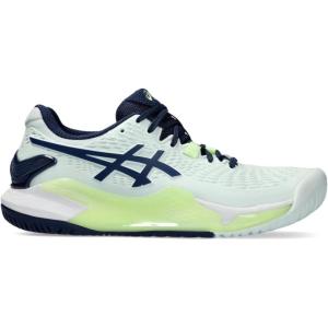 imageASICS Womens GelResolution 9 Tennis ShoesPale MintBlue Expanse