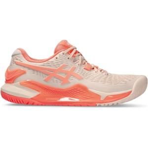 imageASICS Womens GelResolution 9 Tennis ShoesPearl PinkSun Coral