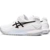 imageASICS Mens GelResolution 9 Tennis ShoesWhiteBlack
