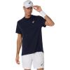 imageASICS Mens COURT Short Sleeve TOP Tennis ApparelMidnight