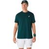 imageASICS Mens COURT Short Sleeve TOP Tennis ApparelSaxon Green