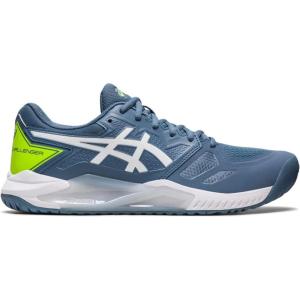 imageASICS Mens GelChallenger 13 Tennis ShoeSteel BlueWhite
