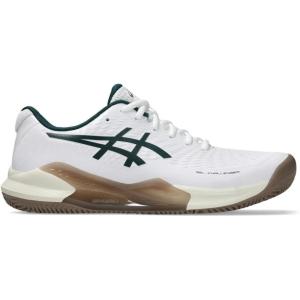 imageASICS Mens GelChallenger 14 Clay Tennis ShoesWhiteSaxon Green