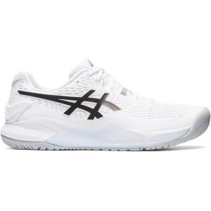 imageASICS Mens GelResolution 9 Tennis ShoesWhiteBlack