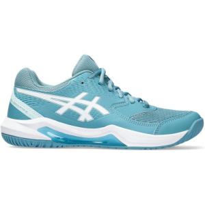 imageASICS Womens GelDedicate 8 Tennis ShoesGris BlueWhite