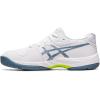 imageASICS Kids GelGame 9 Grade School Tennis ShoesWhiteSteel Blue