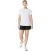 imageASICS WOMEN COURT TENNIS GRAPHIC TEE TENNIS ApparelBrilliant WhiteFaded Orange
