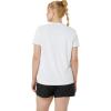 imageASICS WOMEN COURT TENNIS GRAPHIC TEE TENNIS ApparelBrilliant WhiteFaded Orange