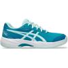 imageASICS Kids GelGame 9 Grade School Tennis ShoesTeal BlueWhite