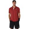 imageASICS Mens COURT POLO Tennis ApparelBurnt Red