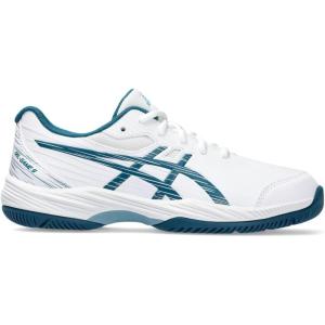 imageASICS Kids GelGame 9 Grade School Tennis ShoesWhiteRestful Teal