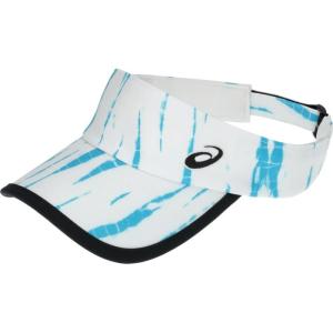 imageASICS Unisex Graphic Visor Training HatBrilliant White