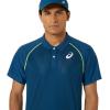 imageASICS Mens MEN MATCH ACTIBREEZE POLOSHIRT Tennis TopMako Blue