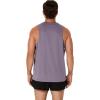 imageASICS Mens SILVER SINGLET Running ApparelLavender Grey
