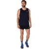 imageASICS Mens SILVER SINGLET Running ApparelMidnight