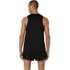 imageASICS Mens SILVER SINGLET Running ApparelPerformance Black