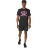 imageASICS Unisex TRACK AND FIELD Short Sleeve VNECK TOP Training ApparelPerformance Black