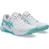 imageASICS Womens GelDedicate 8 Pickleball Tennis ShoeWhiteEnergy Aqua