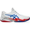 White/Asics Blue