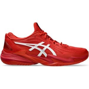 imageASICS Mens Court FlyteFoam 3 Novak Tennis ShoeRustWhite