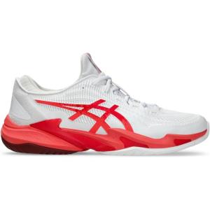 imageASICS Mens Court FlyteFoam 3 Novak Tennis ShoeWhiteElectric Red