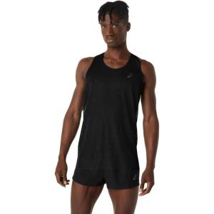 imageASICS Mens METARUN SINGLET RUNNING ApparelPerformance Black