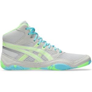 imageASICS Mens Snapdown 4 Wrestling ShoesGlacier GreyLime Burst