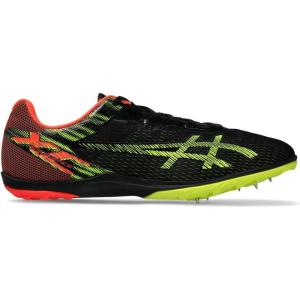 imageASICS Unisex Resurgence XC Track ampamp Field ShoesBlackSafety Yellow
