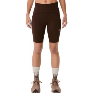 imageASICS Womens Road HIGH Waist 8IN Sprinter Running ApparelCoffee