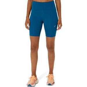 imageASICS Womens Road HIGH Waist 8IN Sprinter Running ApparelRich Navy
