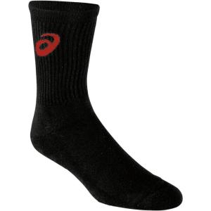 imageASICS Adult Team Crew SocksBlackRed