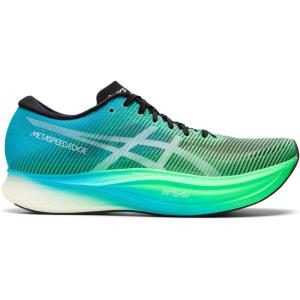 imageASICS Unisex METASPEED Edge Running ShoeBlackNew Leaf