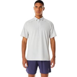 imageASICS Womens ACTIBREEZE JACQUARD POLOSHIRT APPARELGlacier Grey