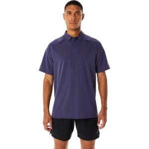 imageASICS Womens ACTIBREEZE JACQUARD POLOSHIRT APPARELIndigo Fog