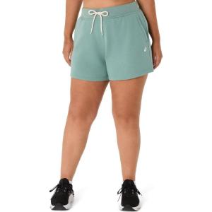 imageASICS Womens SUNDAY SANA FLEECE SHORT Training ApparelCeladon