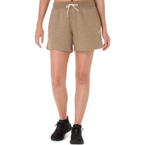 imageASICS Womens SUNDAY SANA FLEECE SHORT Training ApparelPepper Heather