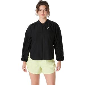 imageASICS Womens NAGINO RUN ADJUSTABLE JACKET Running ApparelPerformance Black