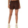 imageASICS Womens NAGINO RUN ADJUSTABLE 4IN SHORT Running ApparelCoffee