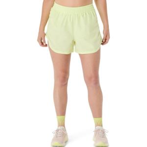 imageASICS Womens NAGINO RUN ADJUSTABLE 4IN SHORT Running ApparelHuddle Yellow