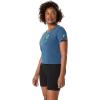 imageASICS Womens MINDFUL TEE TRAINING ApparelVintage Indigo