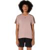 imageASICS Womens FUJITRAIL ELITE Short Sleeve TOP Running ApparelNeutral PinkTaupe Grey