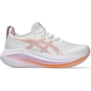 imageASICS Womens GelNimbus 27 Running ShoeWhiteLight Ube