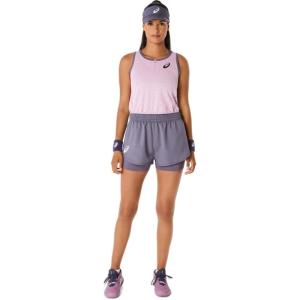 imageASICS Womens MATCH SHORT TENNIS ApparelGreyish Purple